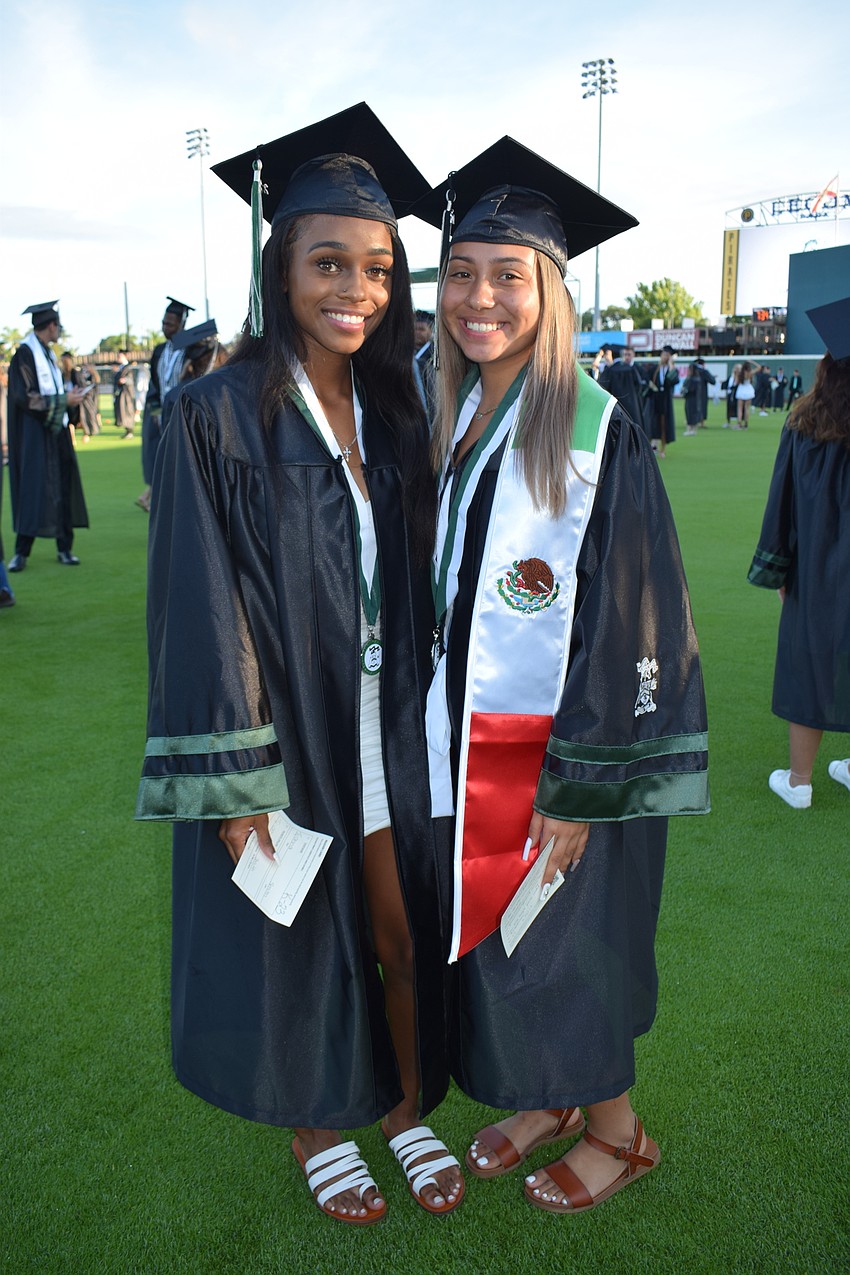 Seniors Tyanna Smith and Haylie Vela say it feels good to graduate but it's also bittersweet.