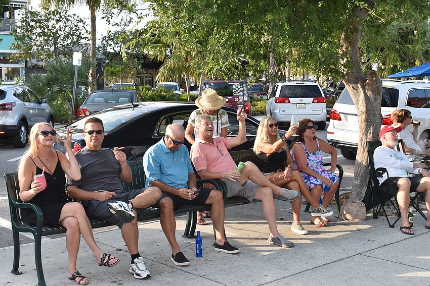 JT Teis' friends from Maduro Cigar and Bar came to support him.