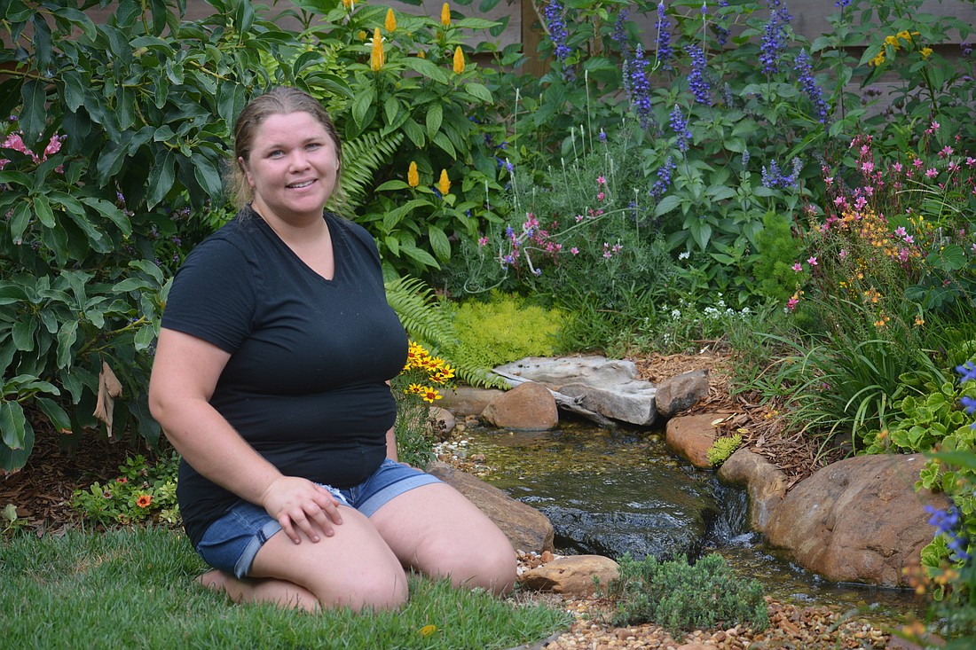 Katie Zupan has built up her backyard during the pandemic to have a nice area for relaxing. Zupan does not feel rushed to return to her pre-pandemic life.