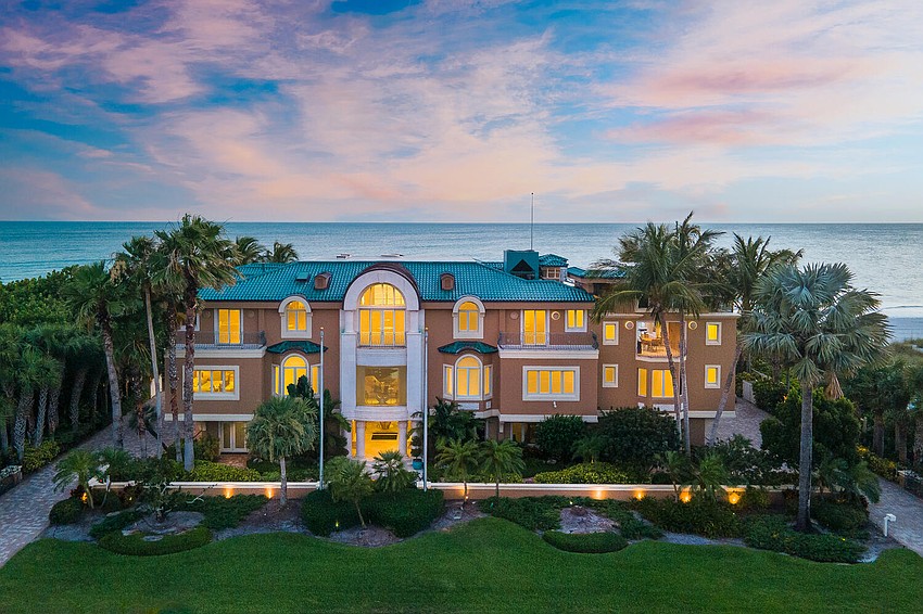 The home at 3105 Gulf of Mexico Drive sits on about .62 of an acre.