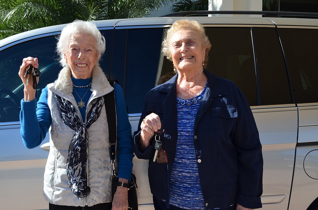 Maye Lavinson and Ruth Lerner gave up the car keys years ago and rely on help to run errands.