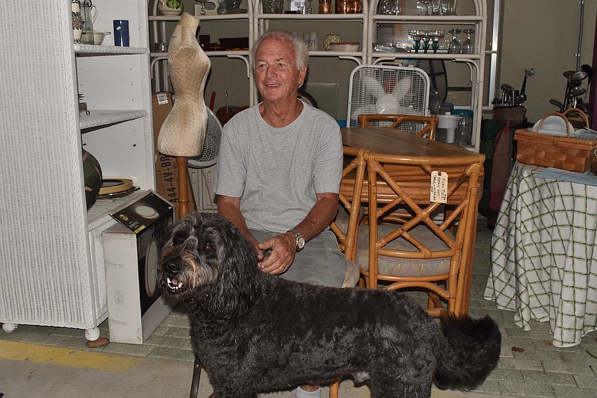 Tom Keenan and Shadoe came to drop off a few more items.