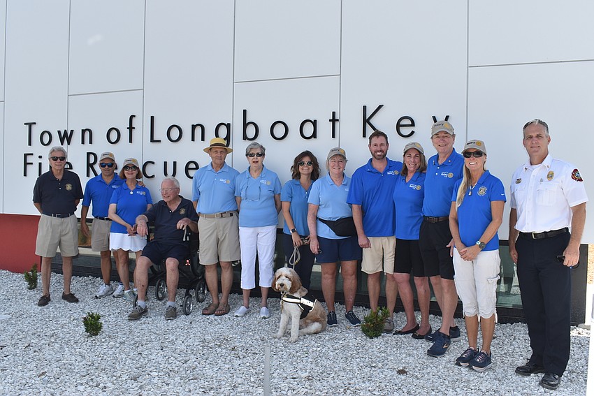 A dozen Rotarians showed up for the tour and 