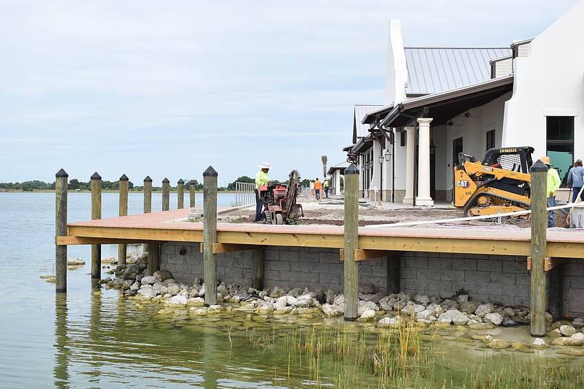 Restaurants and taverns will have plenty of space for along-the-lake seating.