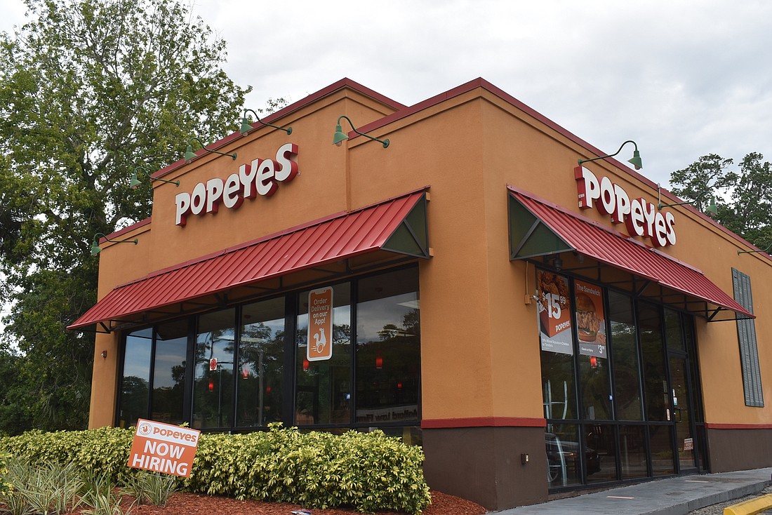 Popeyes is one of three additional businesses that real estate company CASTO announced will open stores at the intersection of State Road 64 and 117th Street East. The other two are Hungry Howie&#39;s and Christian Brothers Automotive.