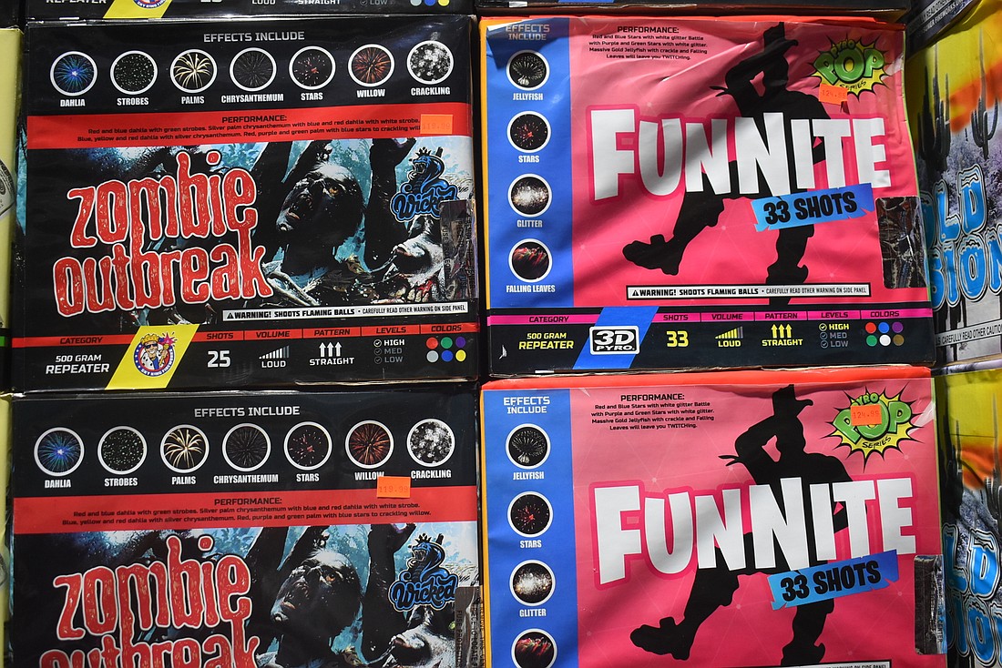 The Fun Nite finale sells for $124.99 (often BOGO) and fires 33 shots straight up.