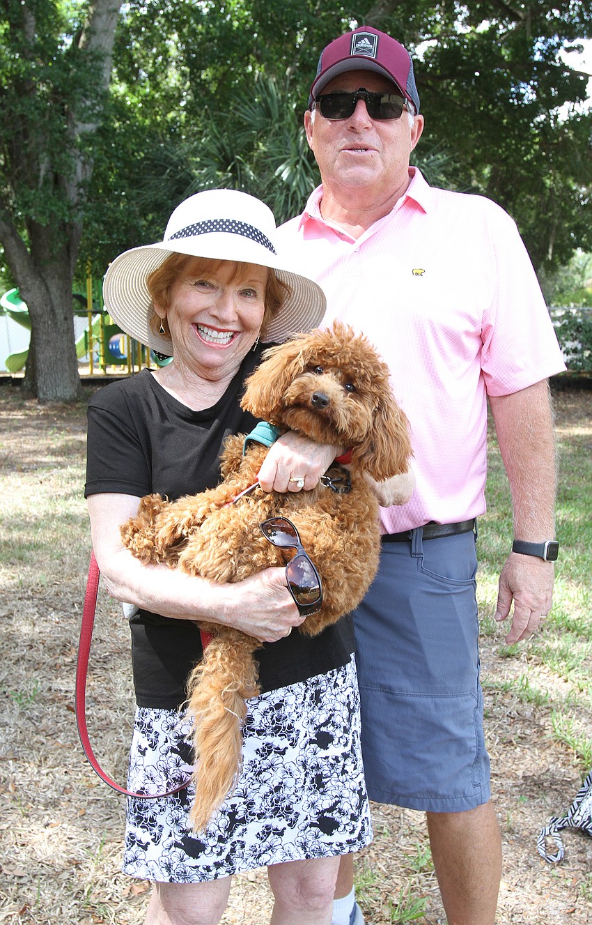 Shari and Ron Paler with Romeo