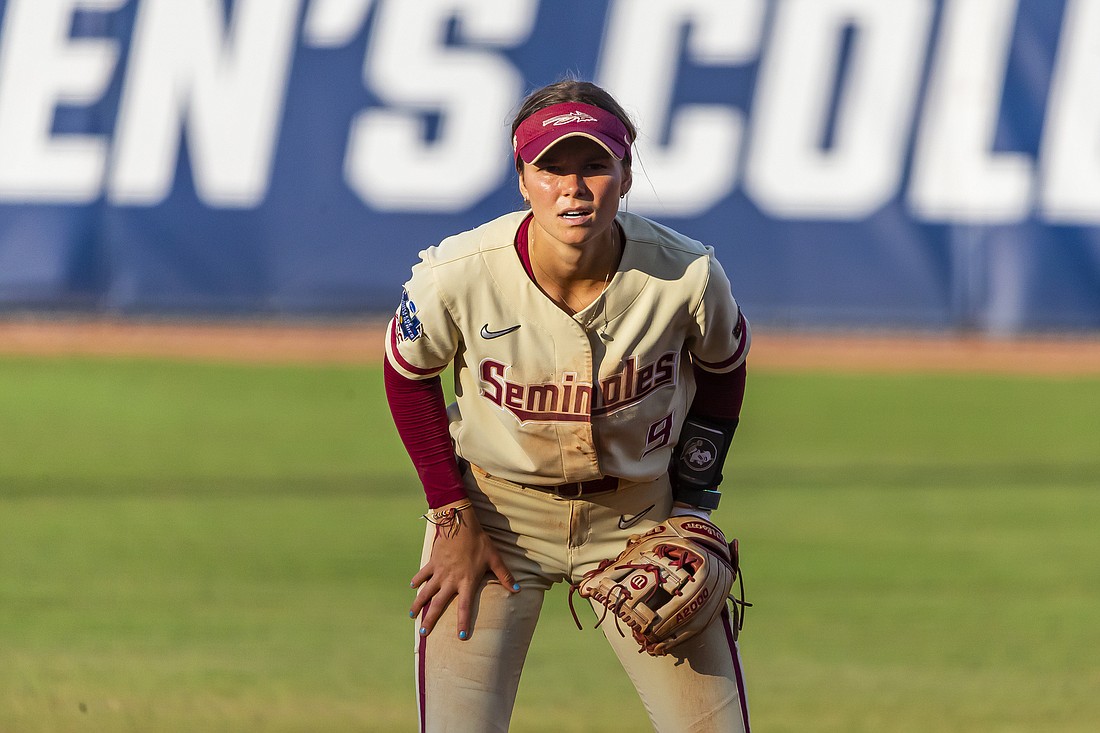 Former Riverview High softball player Devyn Flaherty hit .281 with 15 doubles and 22 RBIs on the way to being named to the All-ACC First team. Photo courtesy Cody Roper/FSU Athletics.
