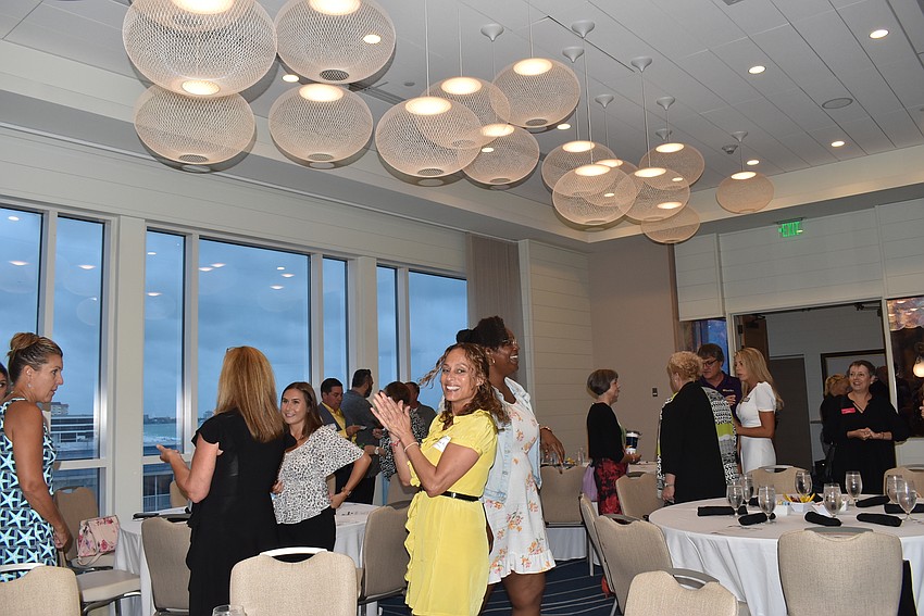 Members caught up with old friends and business allies.