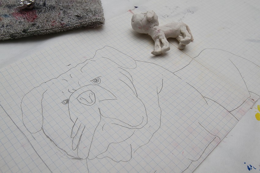 Cayden Ruiz-Tagel finishes his bulldog.