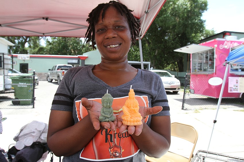 Katrina Patterson sold fun gifts from her business Katrina's Kreations.