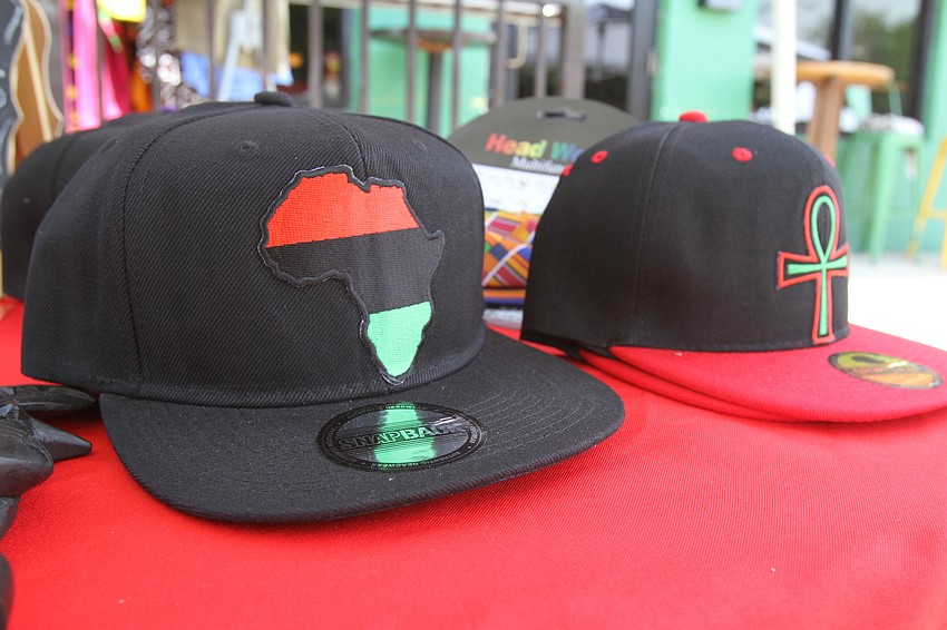 Several vendors sell their wares.