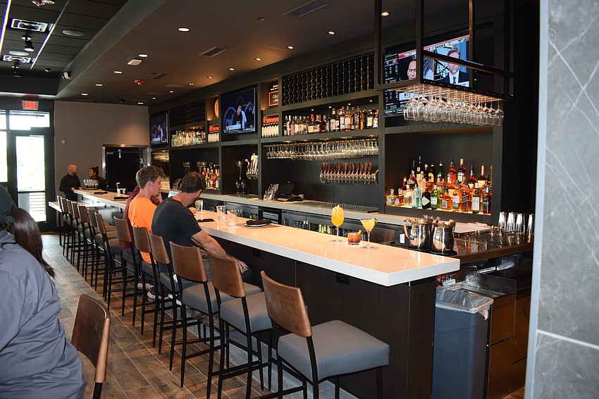 Just want a cocktail? Cooper's Hawk has an inviting bar area.