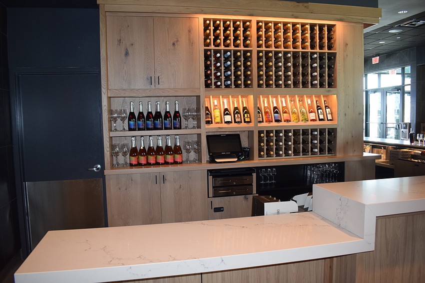 Patrons who like the wine they drink at dinner can pick up a bottle on the way out the door.