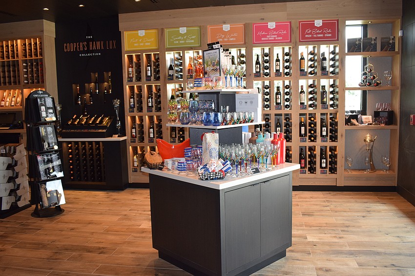 Besides bringing home leftovers, patrons could do some shopping at Cooper's Hawk.