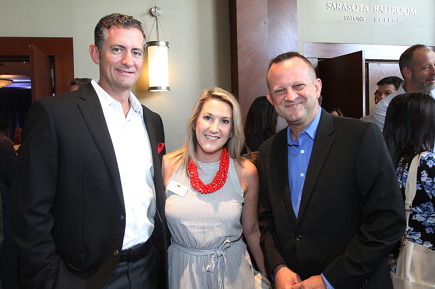 David and Jenny Townsend with Jim Miller