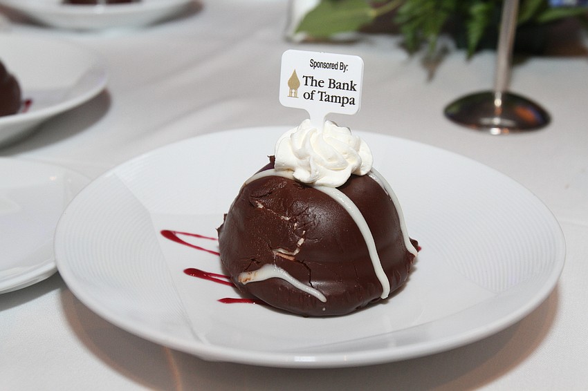 The chamber served lunch and treats to guests.