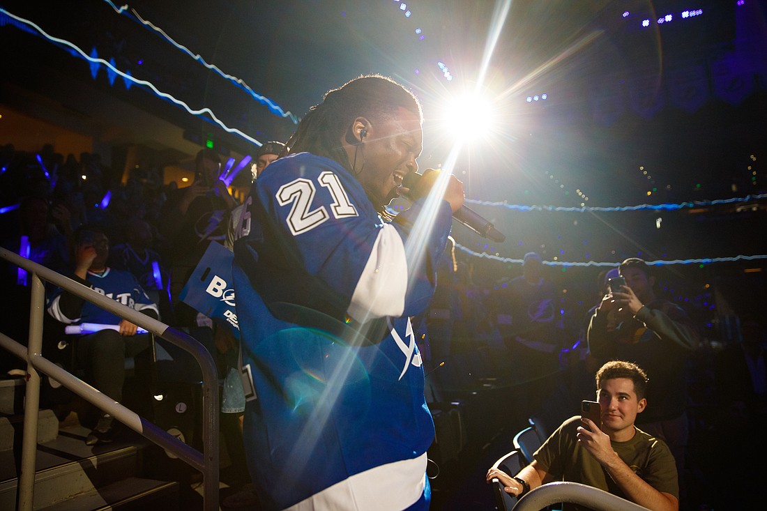 Sarasota native Vo Williams has seen his song "Ready Set" become the official playoff anthem of the Tampa Bay Lightning. Photo courtesy Vo Williams.