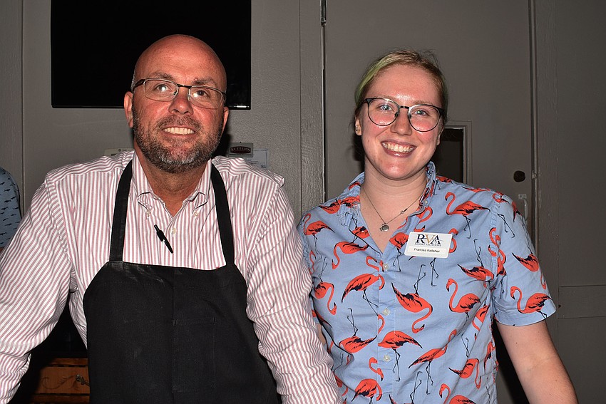 New board chair Willie McLaughlin and Frances Kelleher