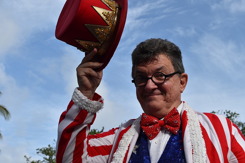 Aaron Watkins of the Circus Arts Conservatory participated in the Freedom Fest Festivities.