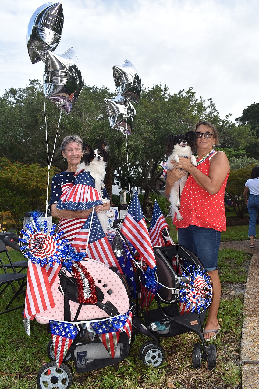 Debbie and Bella James with Shannon and Bibi Lince