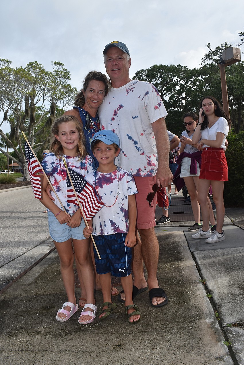 Johanna, Bob, Phoebe and Griffin Gallagher