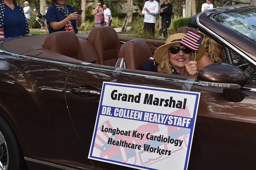 Colleen Healy was one of the grand marshals.