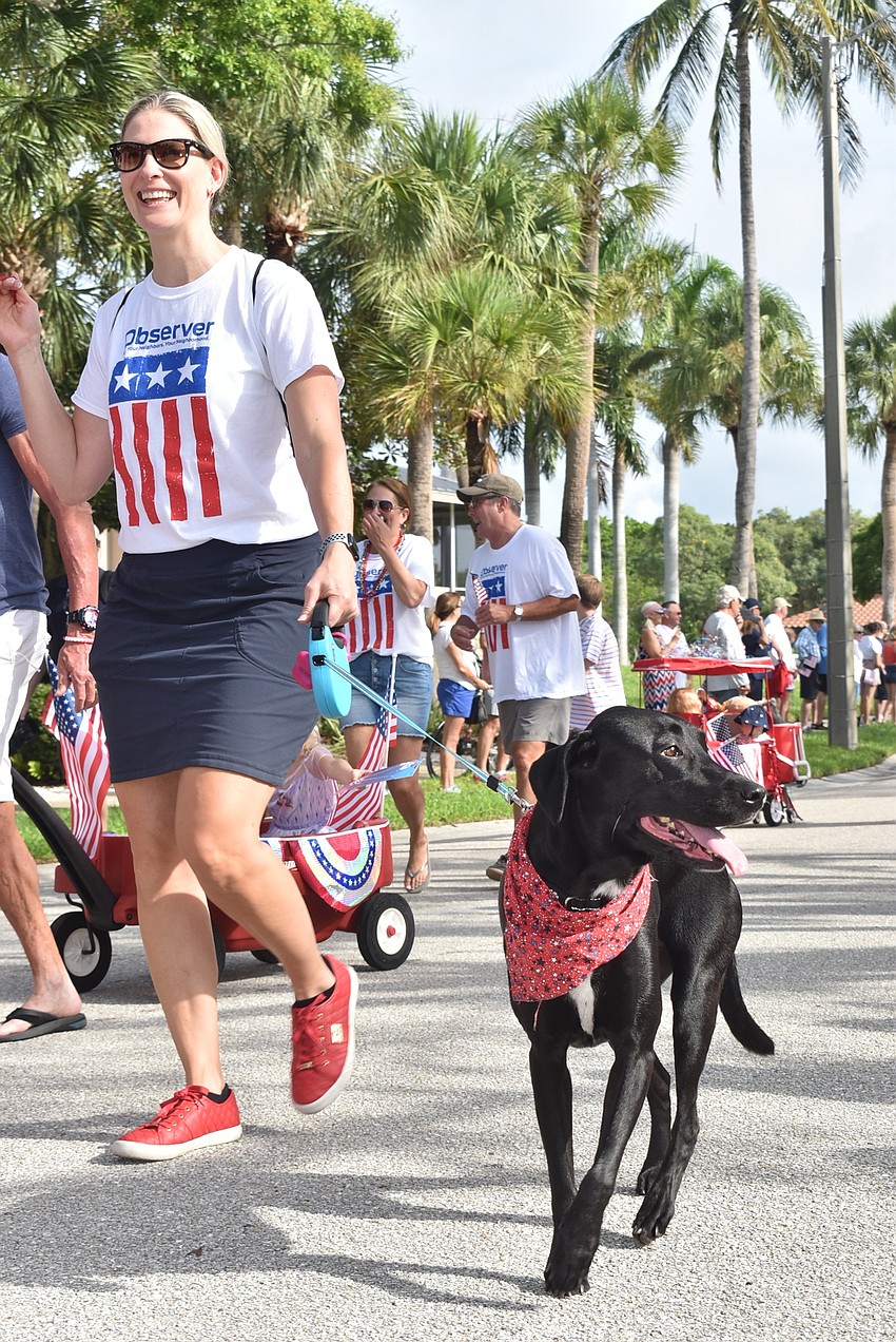 Kat Hughes and Bailey.
