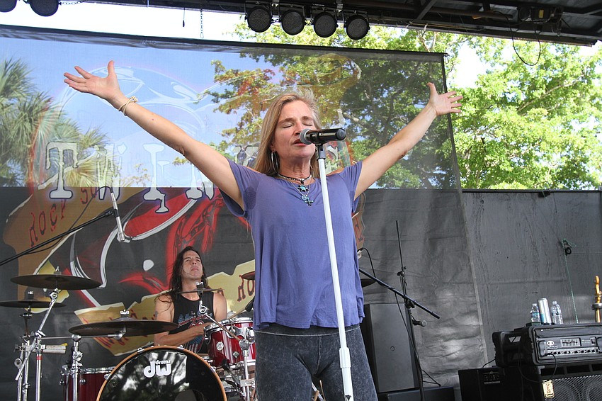 Twinkle and Rock Soul Radio play for the audience.