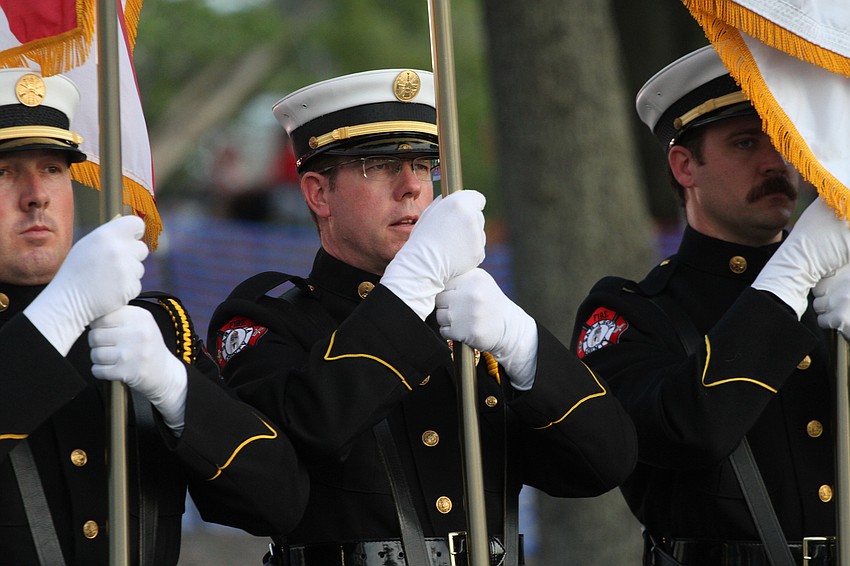 Several groups join in on the Fourth of July parade.