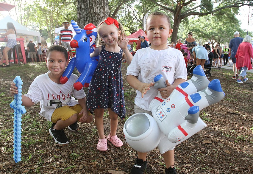 Zayden Sleezer, Gianna Ulisanok and Zedric Sleezer