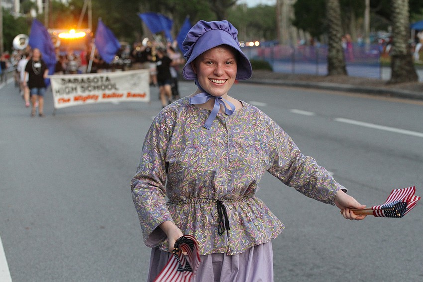 Several groups join in on the patriotic fun.