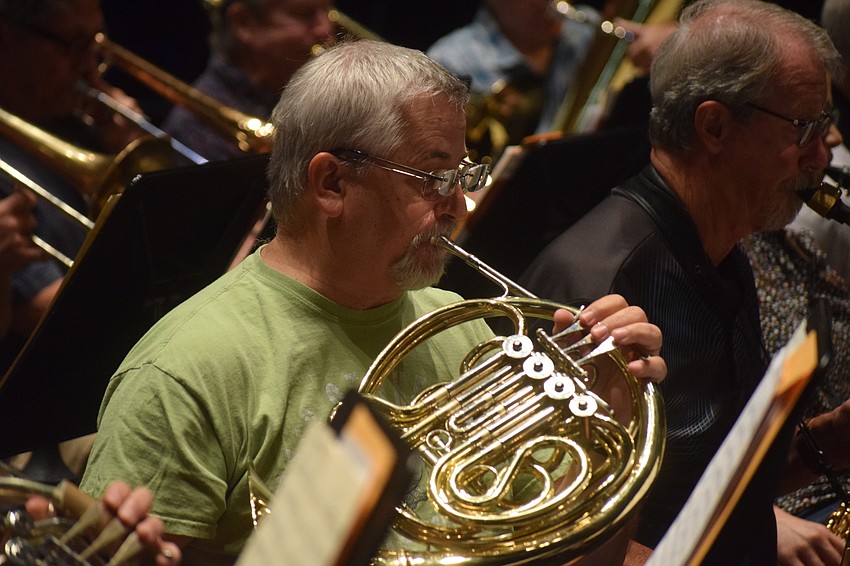 Bradenton's Jim Bertrand can play several instruments for the Lakewood Ranch Wind Ensemble.