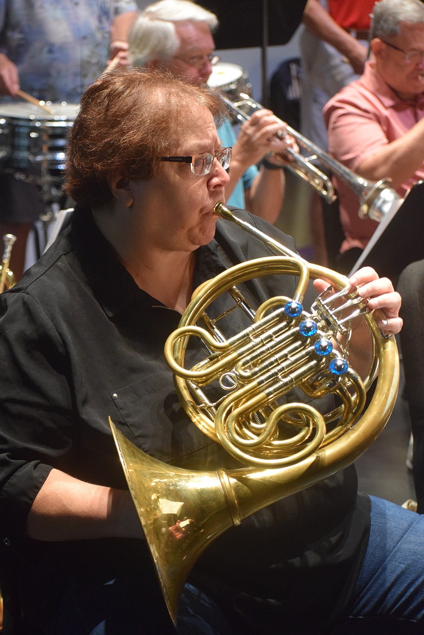 Parrish's Sandy Petersen plays the French horn.