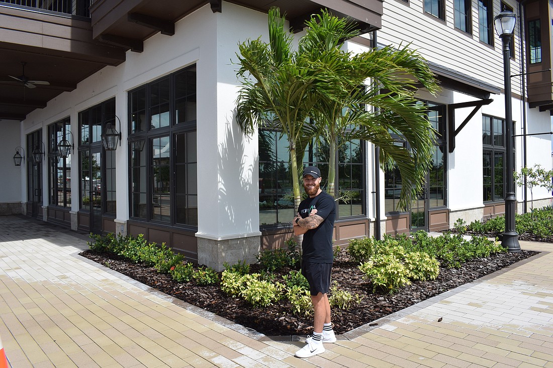 Michael Demarski, the owner of 3Form Fitness coming to Waterside Place, was the first to get the keys to his business.