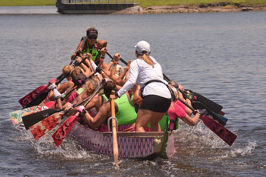 The Survivors in Sync dragon boat team, alongside other Nathan Benderson Park teams, will compete at the 2023 USDBF Club Crew National Championships.