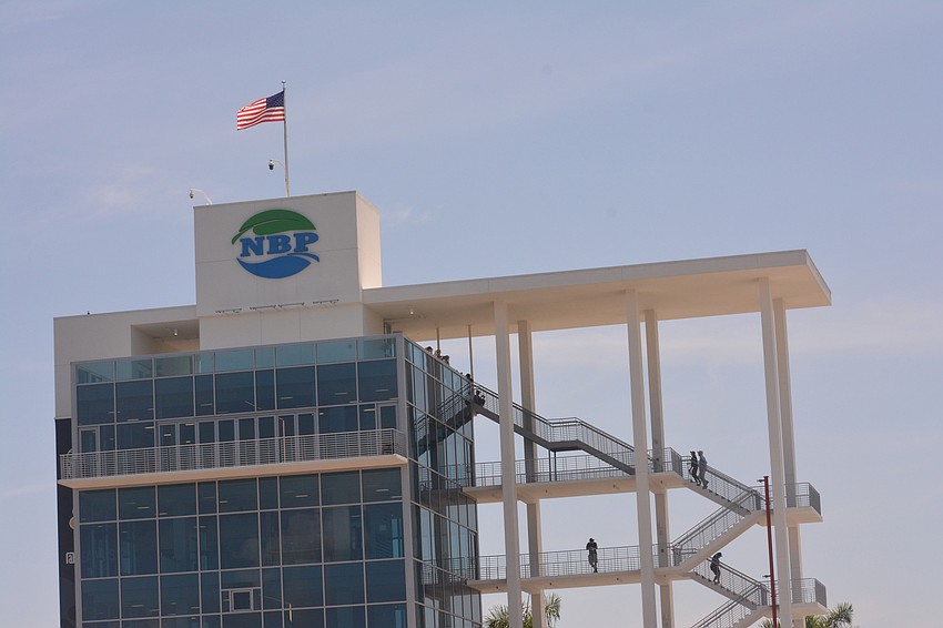 A few fans decided to get a view from the Nathan Benderson Park finish tower at the Sarasota International Dragon Boat Festival.