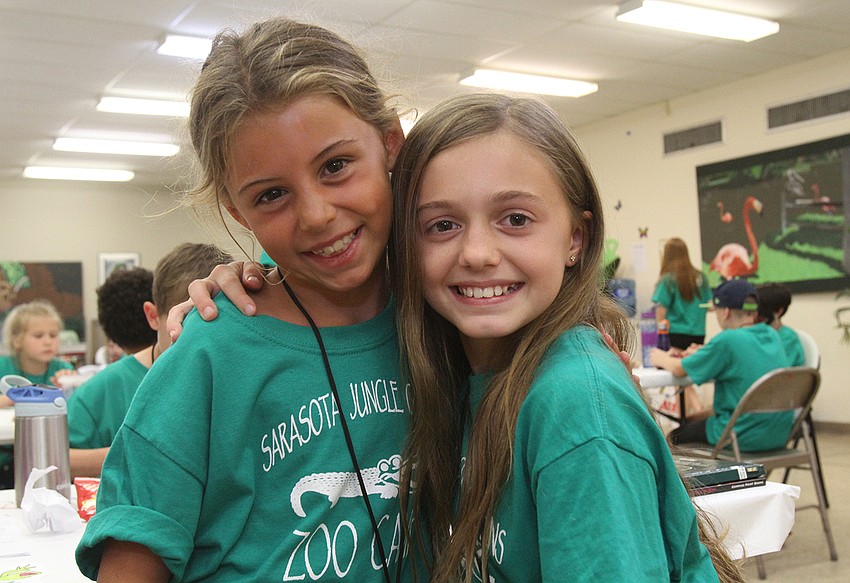 Cadyn Quigg, 8, and Madison Norman, 8