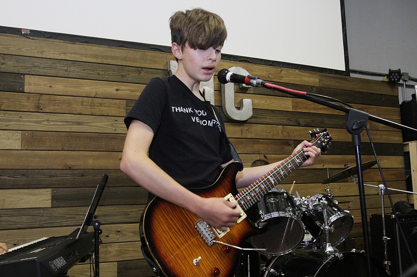 Matthew Ray, 14, sings 