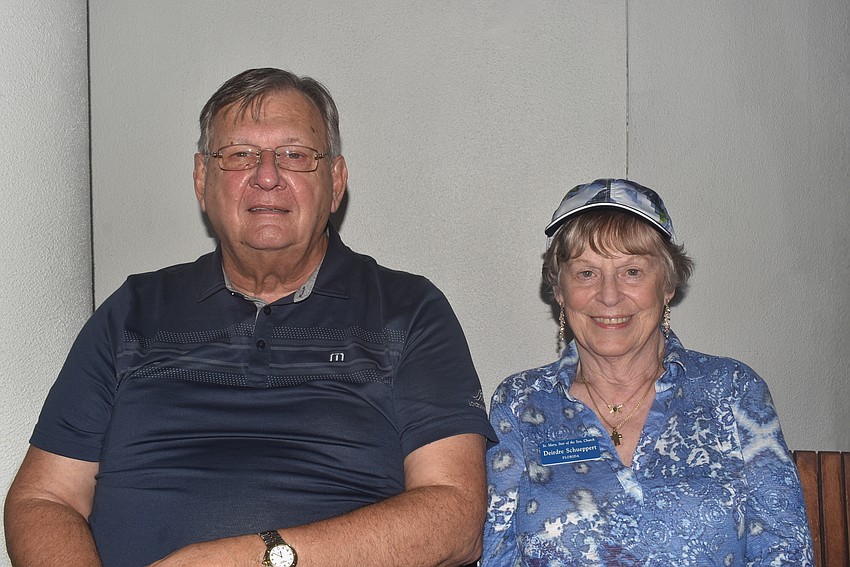 Father Phillip Schweda and Deirdre Schueppert