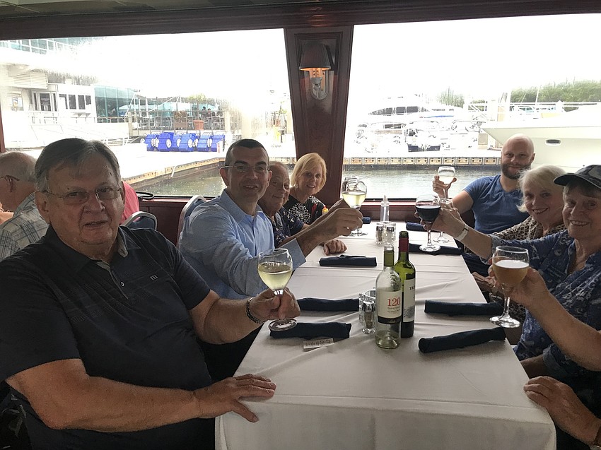 Sailors sat down for dinner. Courtesy photo.