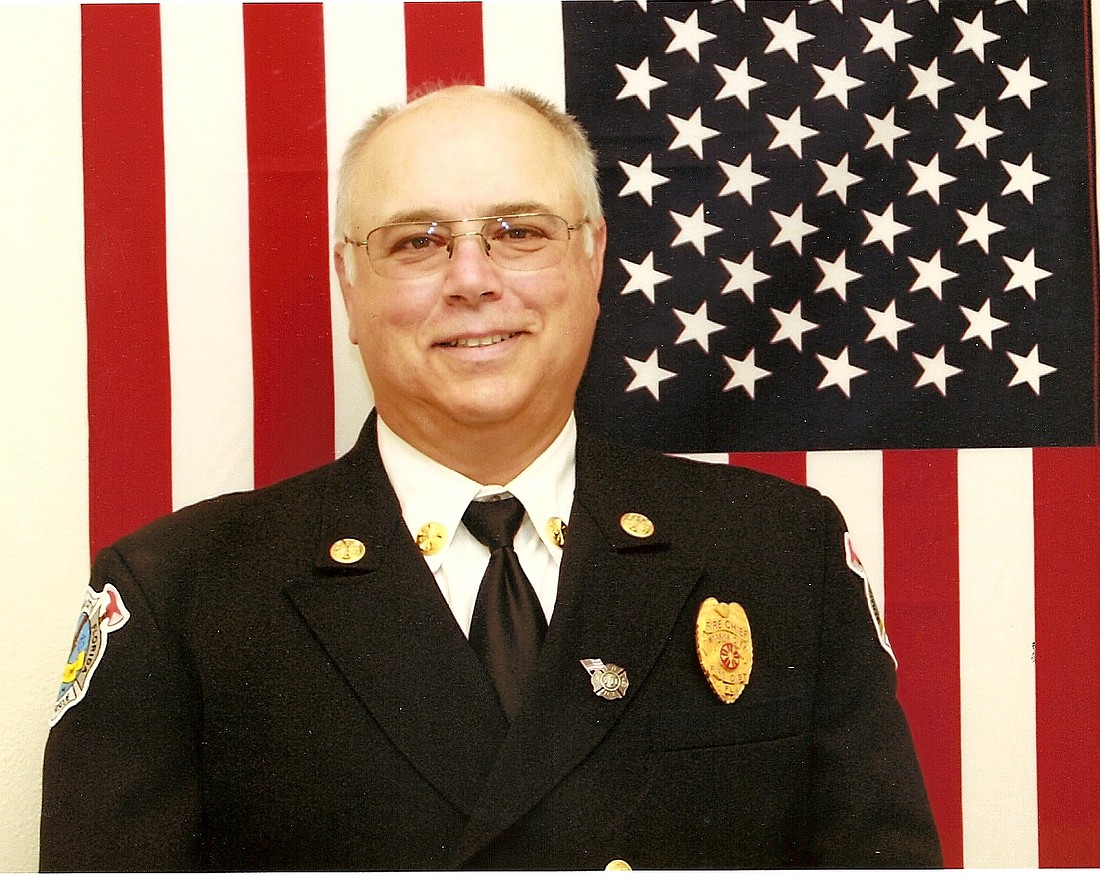 Myakka City Fire Department Chief Danny Cacchiotti, pictured in 2009, first joined the department as a volunteer in 1995. (Courtesy of Myakka City Fire Department)