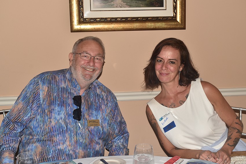 Jack Dean and new member Heather Gaus