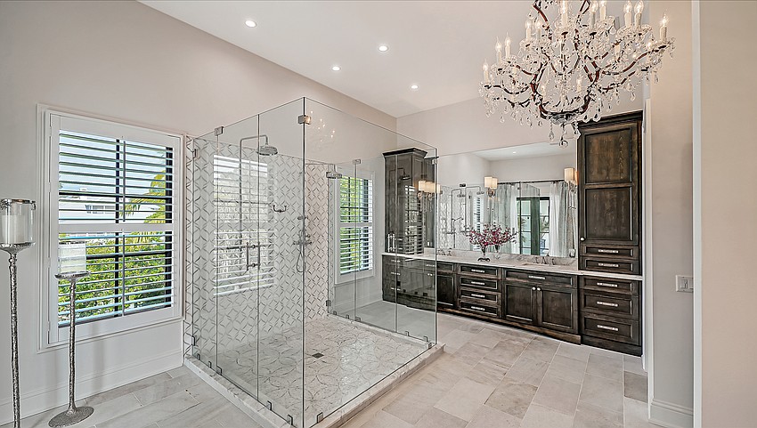 The master bathroom.