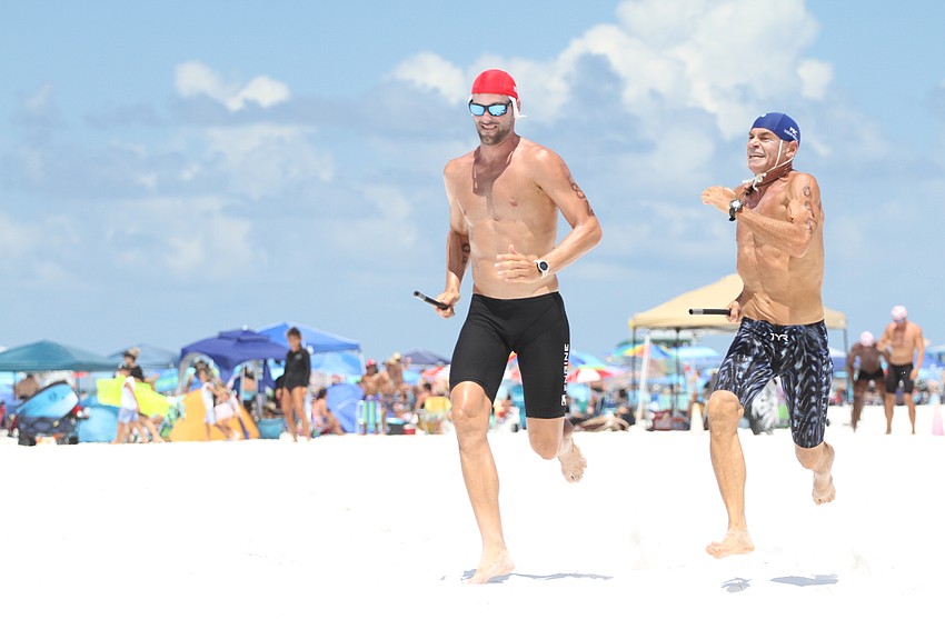 Ian Montgelas of Martin County races ahead.