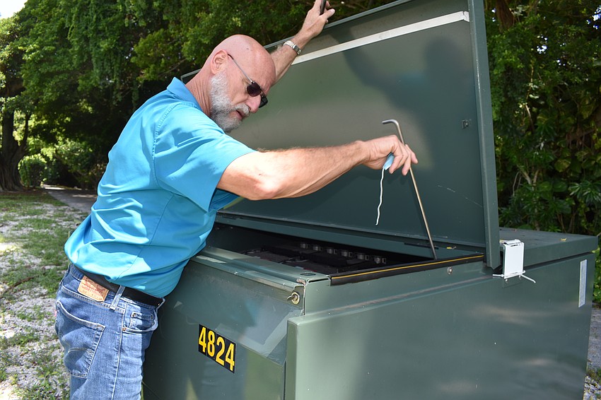 Public Works Project Manager James Linkogle has helped oversee the town of Longboat Key's undergrounding project.