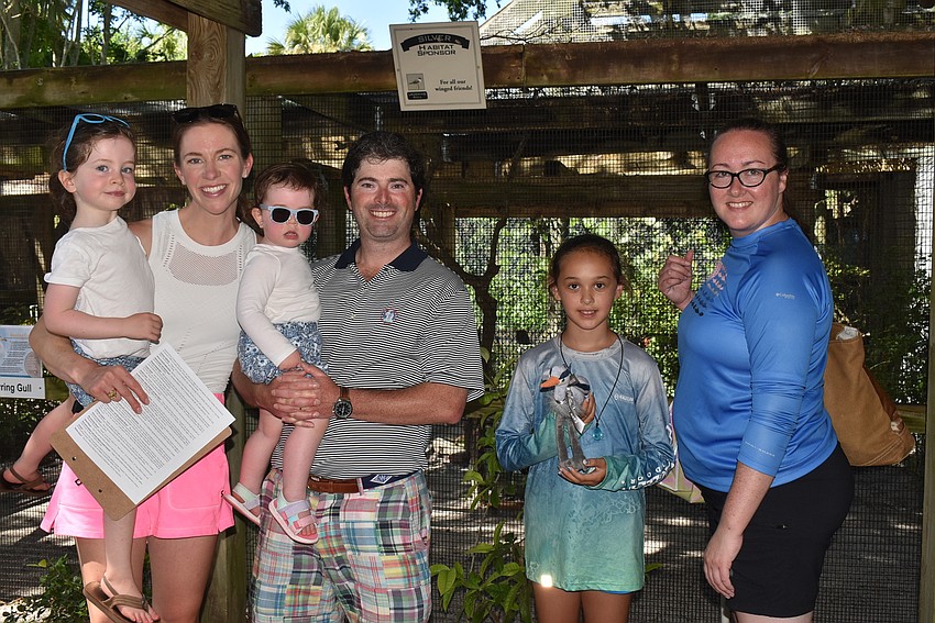 Olivia, Vivian, Ross and Colette Koller with Anna and Amy Smith