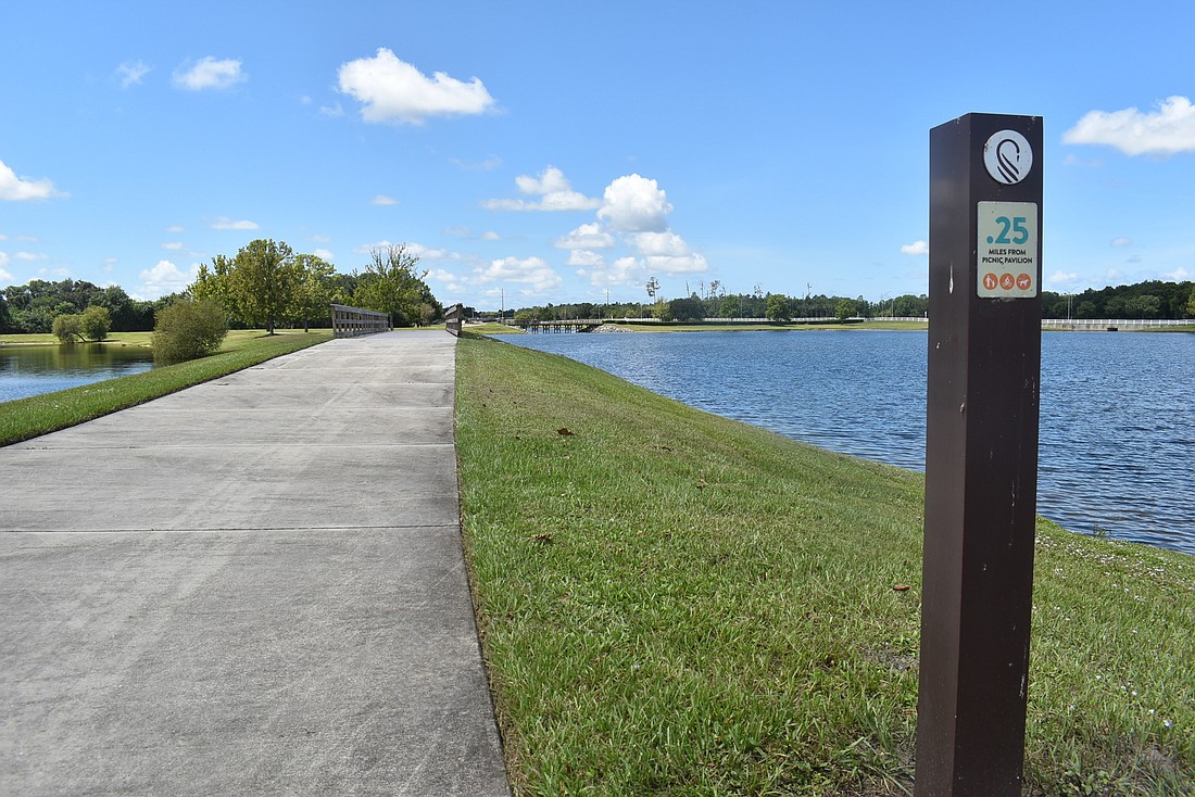 Commissioner George Kruse says moving forward with a countywide trail system is a top priority. The only trails in the county not contained within a preserve are in Lakewood Ranch, such as those found at James L. Patton Park.
