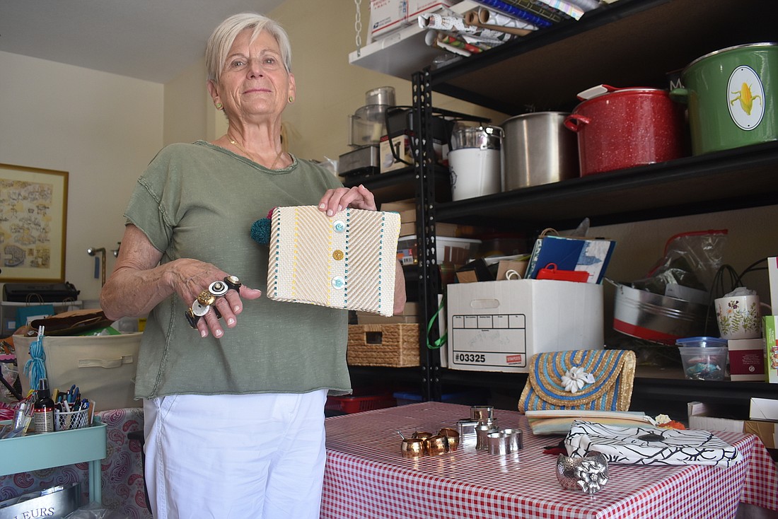 University Park resident Marlene Meyer, who owns Marlene&#39;s Finds and Designs, repurposes customers&#39; memorabilia into household items such as bracelets, napkin rings, purses, rings and more.