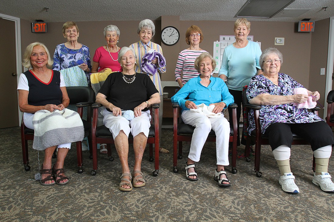 Top row: Florence Kinney, Marion Houston, Rosemary Thierry, Janet Short and Phyllis McIlraith.  Bottom Row: Hope Byrnes, Gwen Kelly, Helen Fleder and Linda Halfast